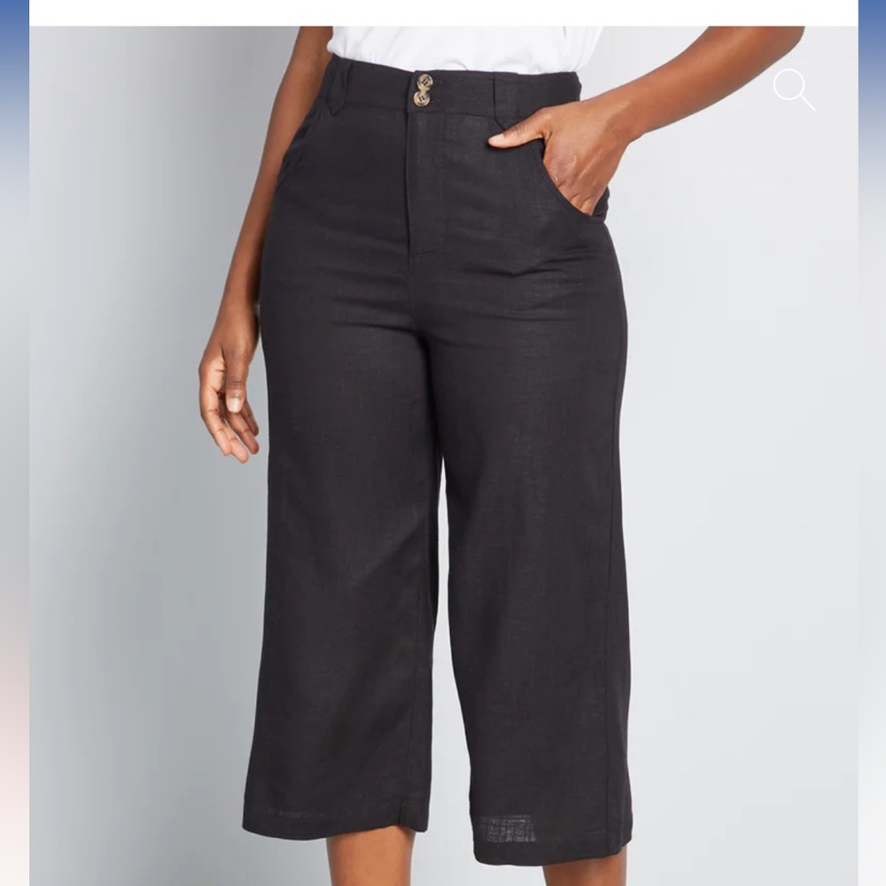 NWOT ModCloth All In Wide Leg Crop Pants